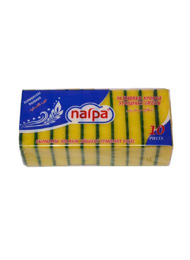 Ekonomik Bulaşık Süngeri Standart Yeşil